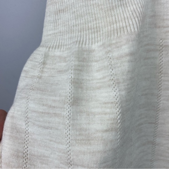 INTIMO • Italian Wool Blend Cottage Core Sleeveless Knit Dress - Picture 4 of 9